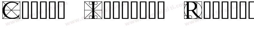 Caslon Initials Regu字体转换